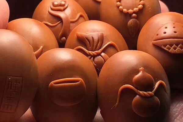 橄榄核雕作品