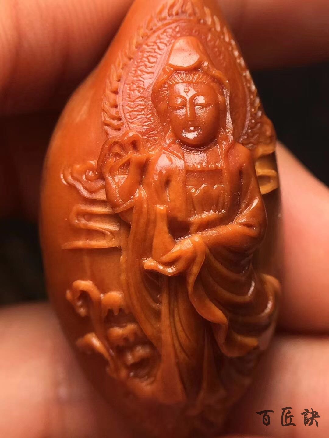 橄榄核雕作品