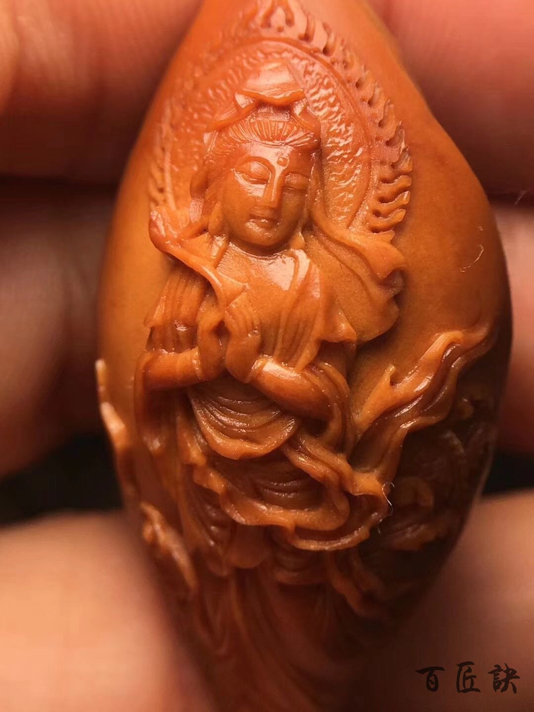 橄榄核雕作品